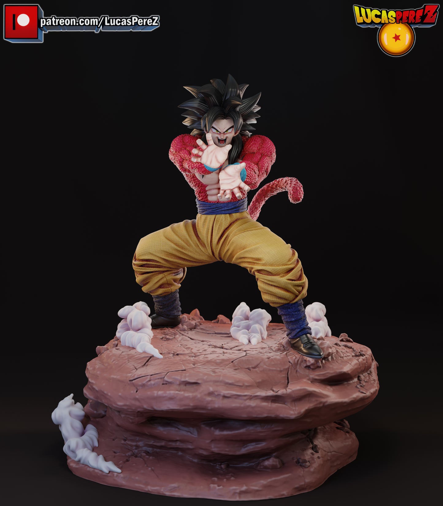 GOKU SSJ4 ESPECIAL- dragon ball figures