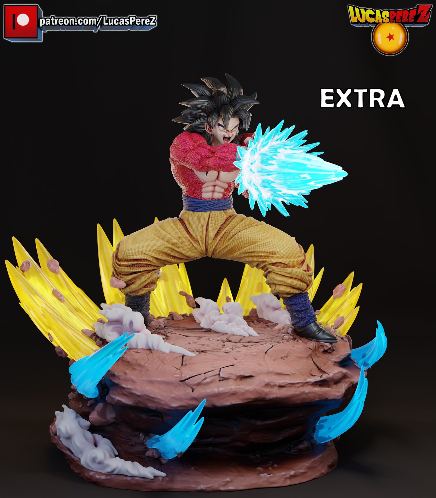 GOKU SSJ4 ESPECIAL- dragon ball figures