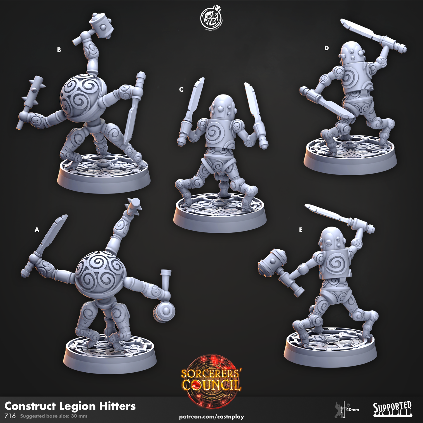 Construct Legion Hitters - Sorcerers Counceul