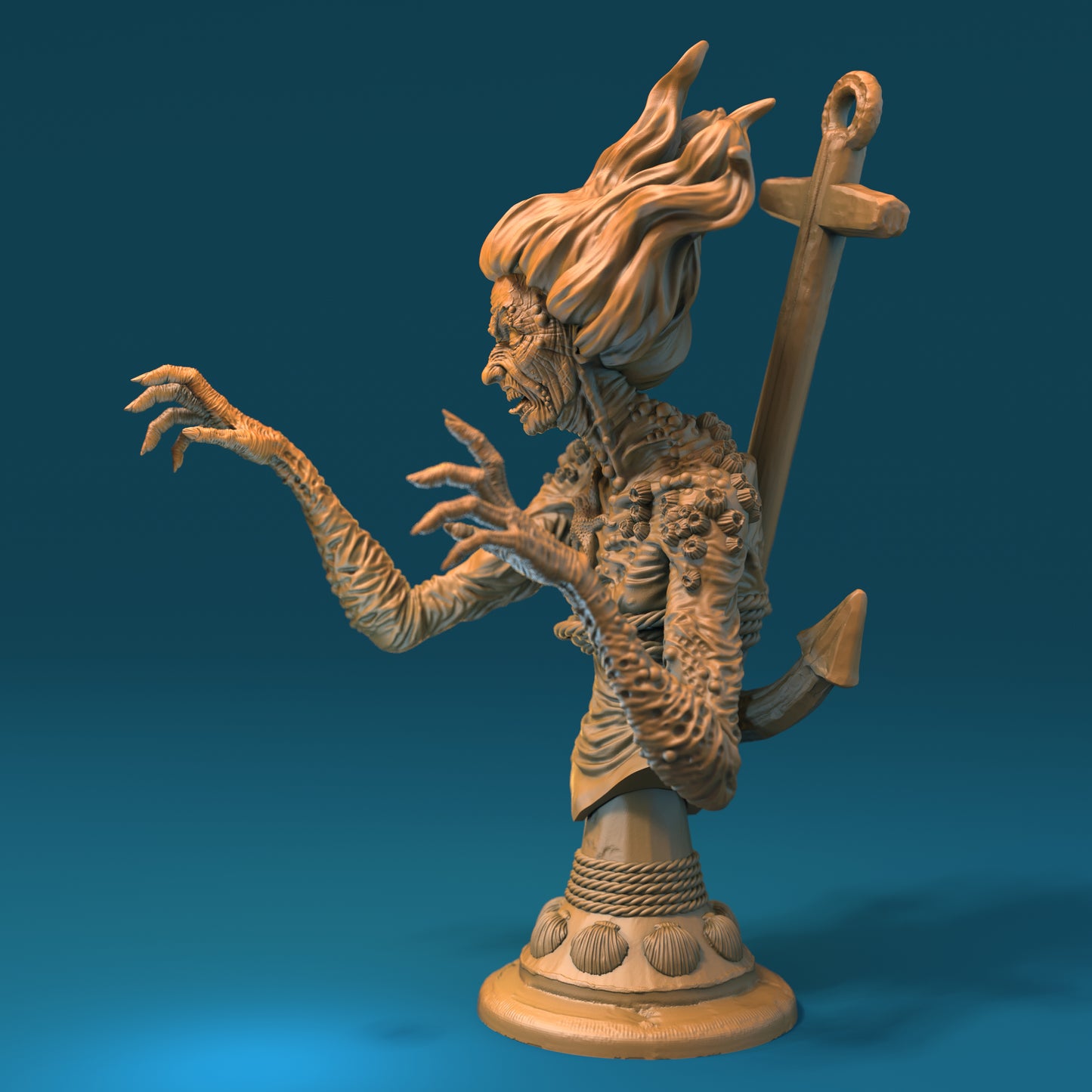 The Drowned Sea Witch - bust