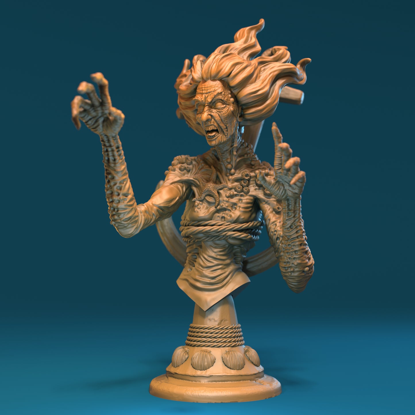 The Drowned Sea Witch - bust